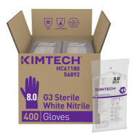 Reinraum-Handschuhe Kimtech G3 Sterile White