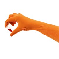 Reinraum-Handschuhe SHIELDskin Xtreme Orange Nitrile 300 DI